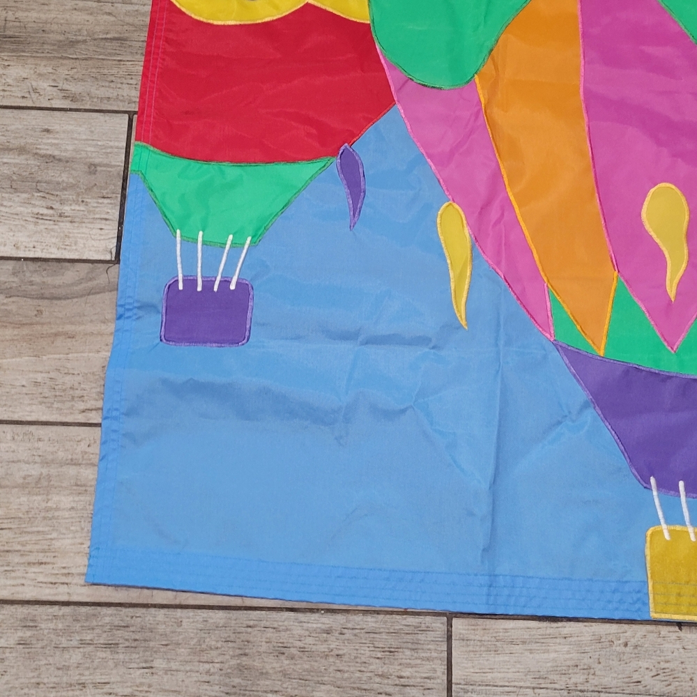 Hot Air Balloons yard garden flag banner Nylon - Picture 6 of 7